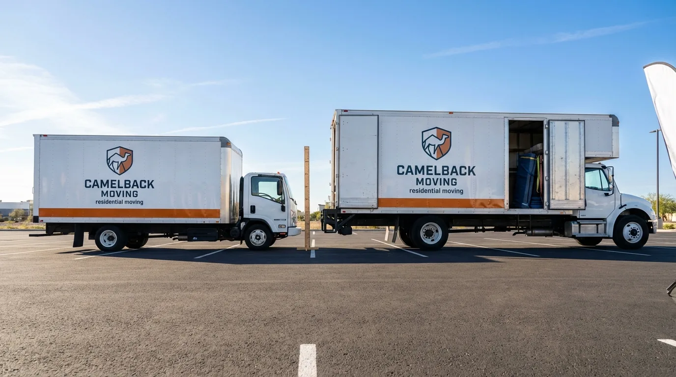 Moving truck size capacity guide in Elizabethville